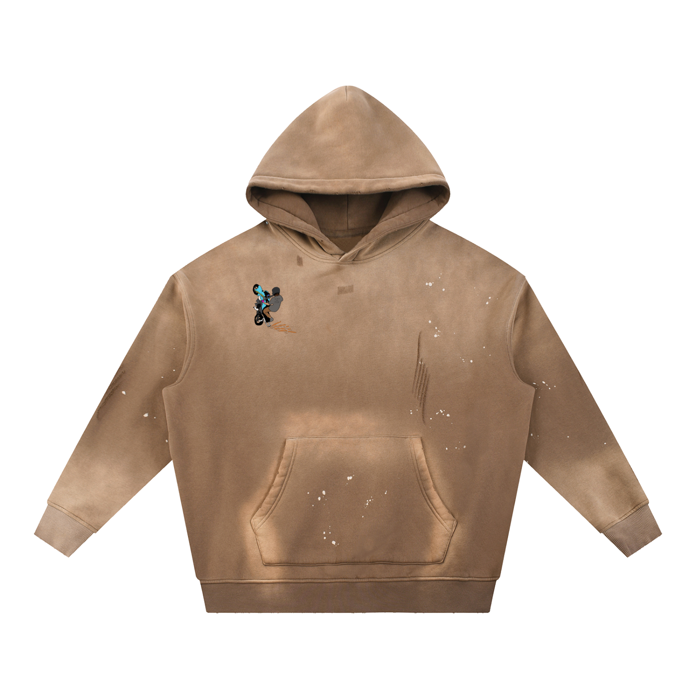 Officer Its Just A Grom Frayed Fleece Hoodie