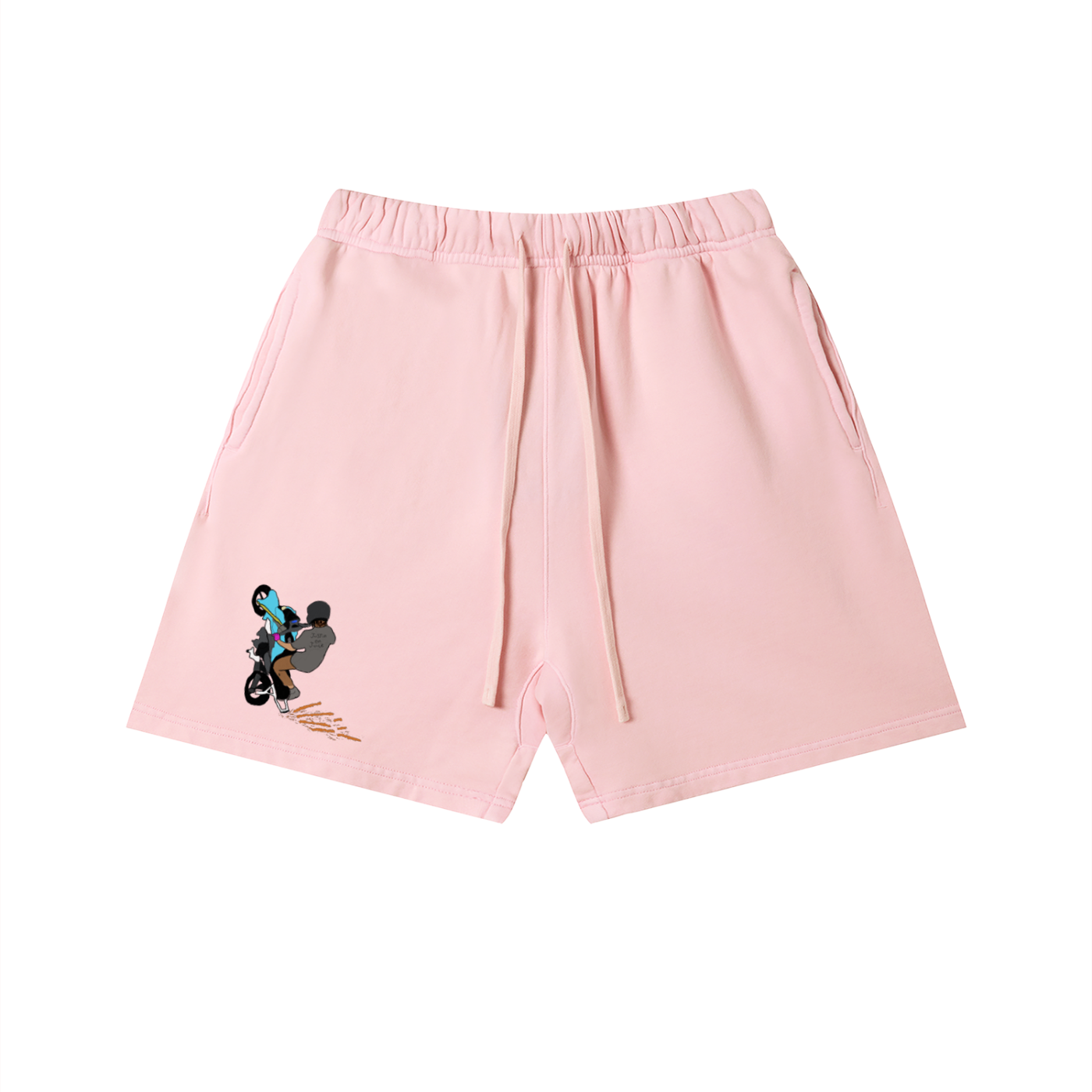 Officer Its Just A Grom Vintage Wash Cotton Shorts