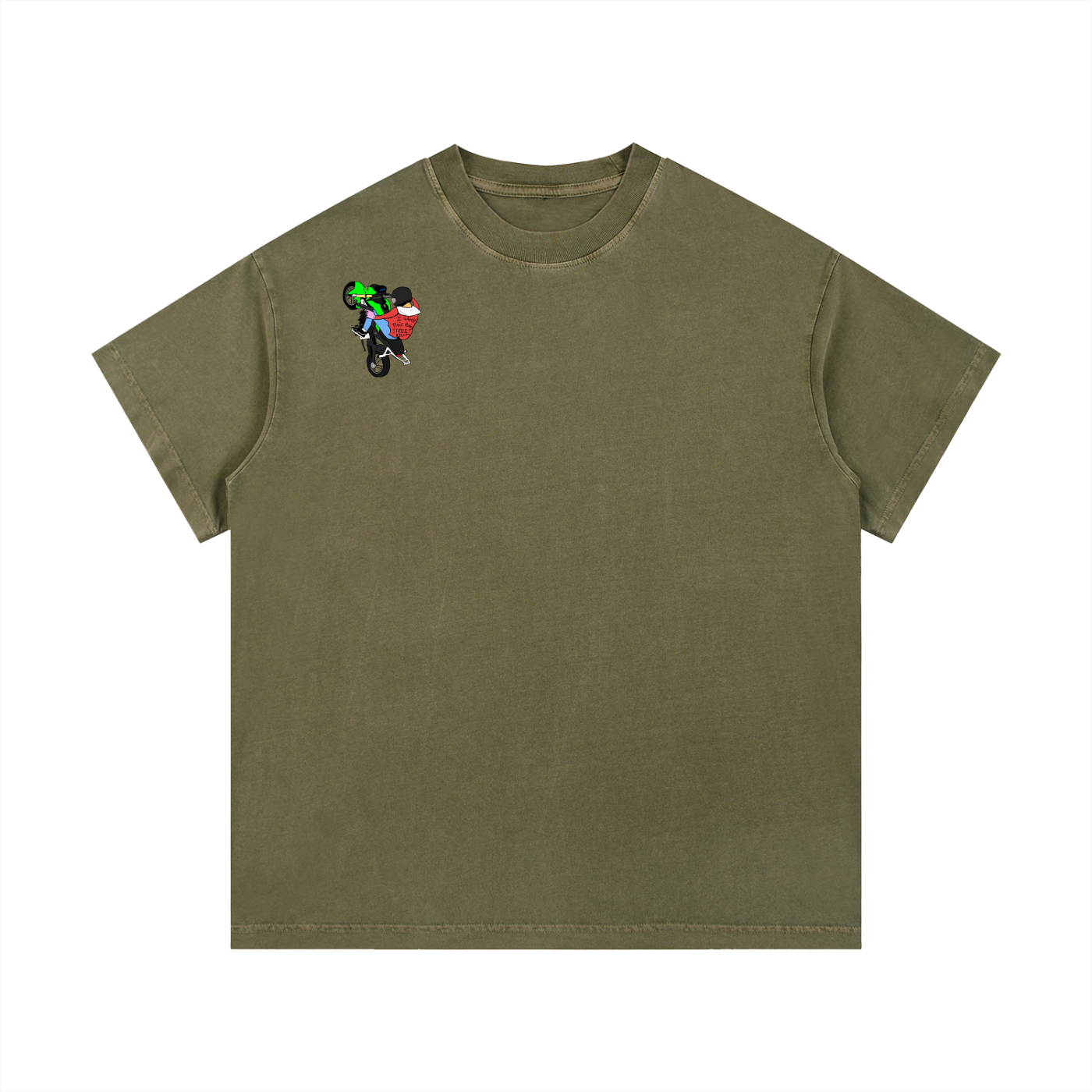 “Street Killa” Vintage Wash Cotton T-Shirt