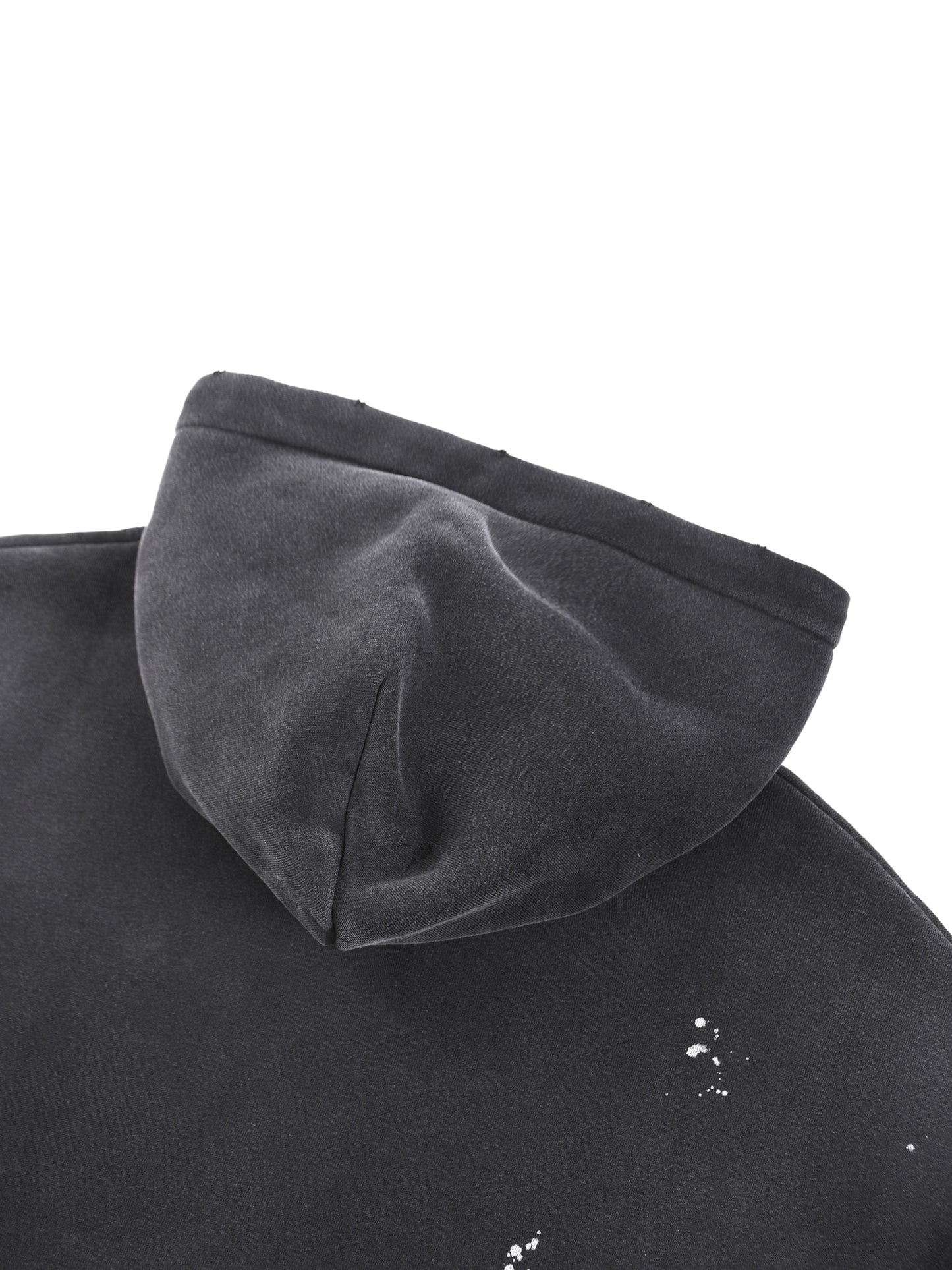 “Street Killa” Vintage Washed Frayed Fleece Hoodie